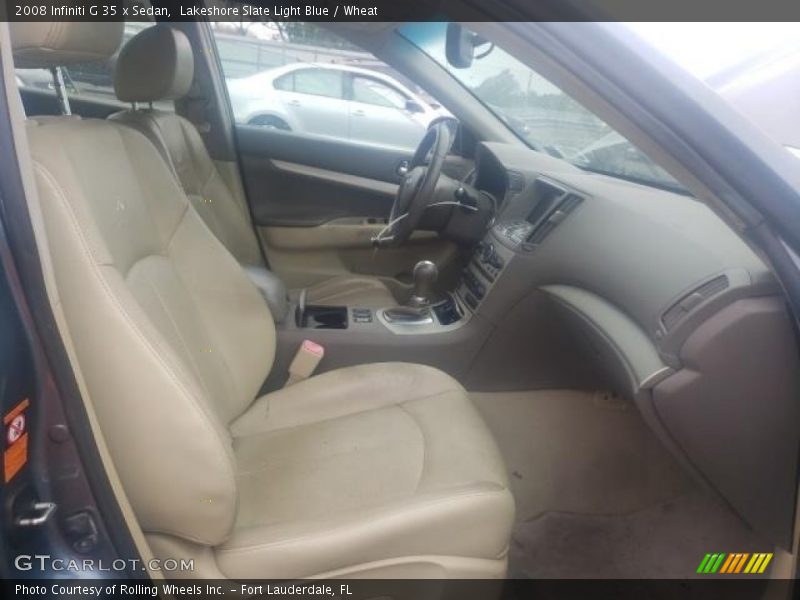 Lakeshore Slate Light Blue / Wheat 2008 Infiniti G 35 x Sedan