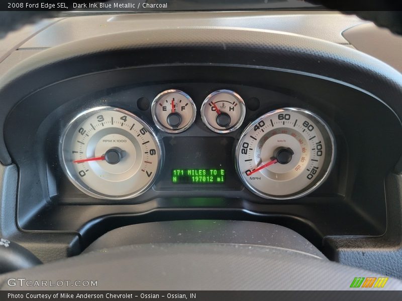 Dark Ink Blue Metallic / Charcoal 2008 Ford Edge SEL