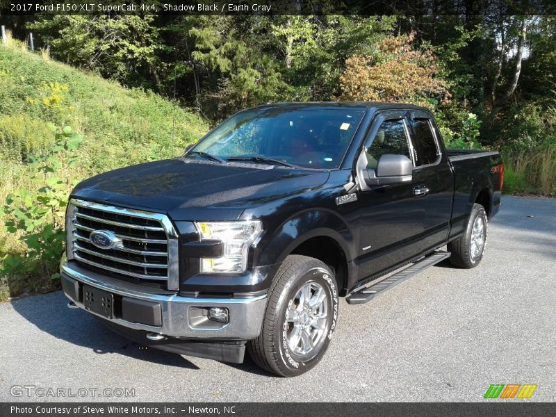Shadow Black / Earth Gray 2017 Ford F150 XLT SuperCab 4x4