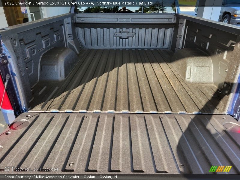 Northsky Blue Metallic / Jet Black 2021 Chevrolet Silverado 1500 RST Crew Cab 4x4