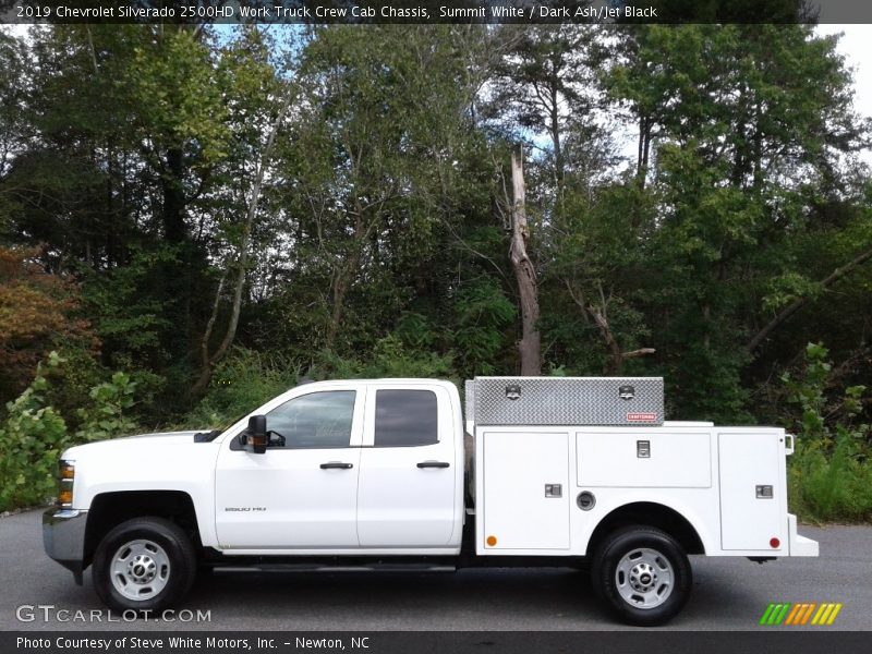  2019 Silverado 2500HD Work Truck Crew Cab Chassis Summit White