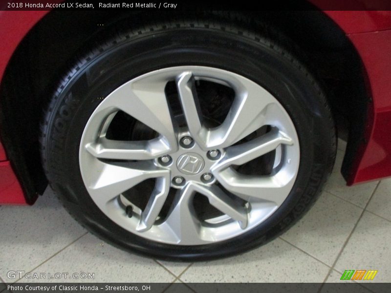 Radiant Red Metallic / Gray 2018 Honda Accord LX Sedan