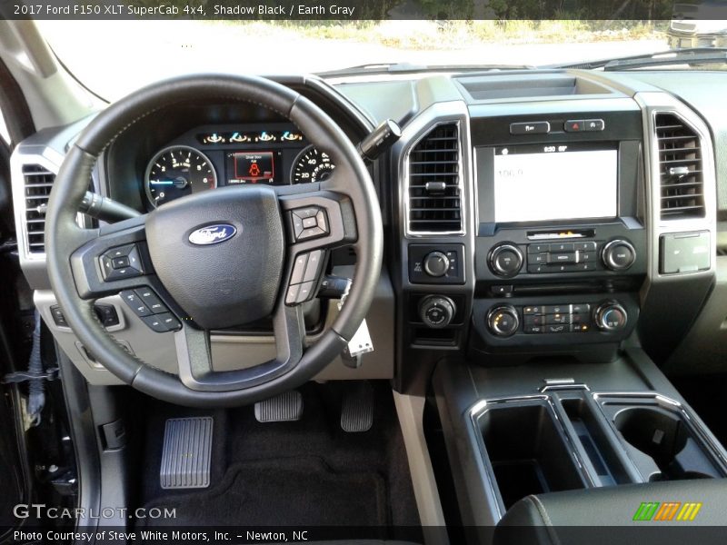 Shadow Black / Earth Gray 2017 Ford F150 XLT SuperCab 4x4