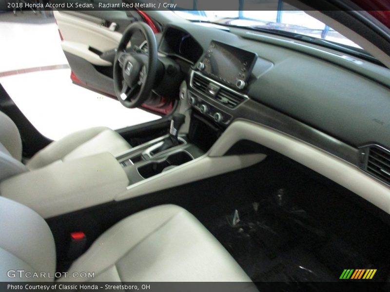 Radiant Red Metallic / Gray 2018 Honda Accord LX Sedan