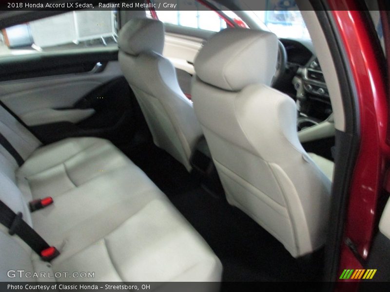 Radiant Red Metallic / Gray 2018 Honda Accord LX Sedan