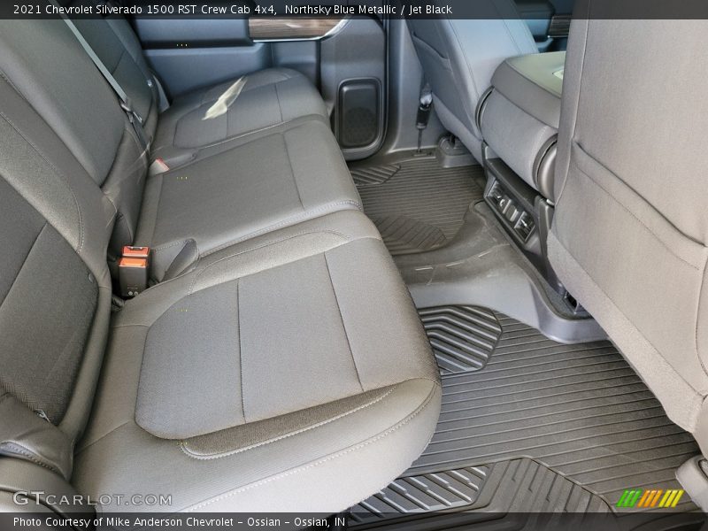 Northsky Blue Metallic / Jet Black 2021 Chevrolet Silverado 1500 RST Crew Cab 4x4