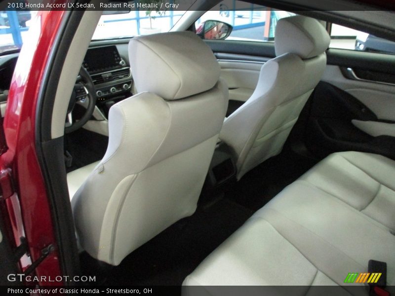 Radiant Red Metallic / Gray 2018 Honda Accord LX Sedan