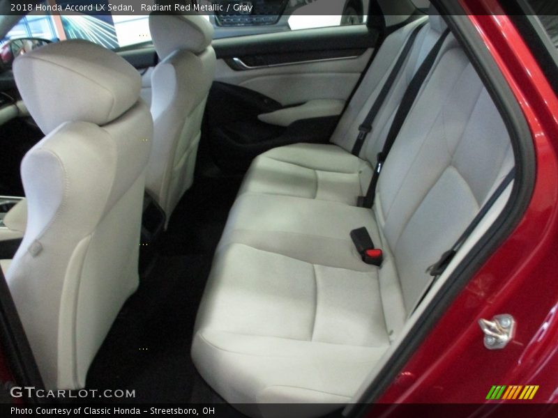 Radiant Red Metallic / Gray 2018 Honda Accord LX Sedan
