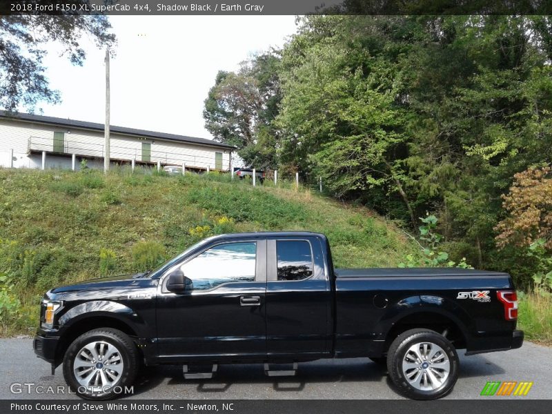 Shadow Black / Earth Gray 2018 Ford F150 XL SuperCab 4x4