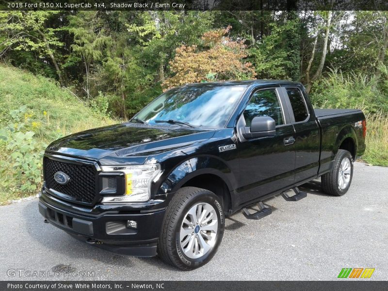 Shadow Black / Earth Gray 2018 Ford F150 XL SuperCab 4x4