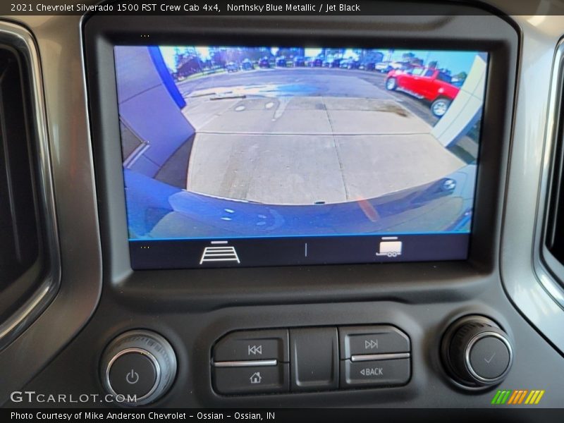 Northsky Blue Metallic / Jet Black 2021 Chevrolet Silverado 1500 RST Crew Cab 4x4