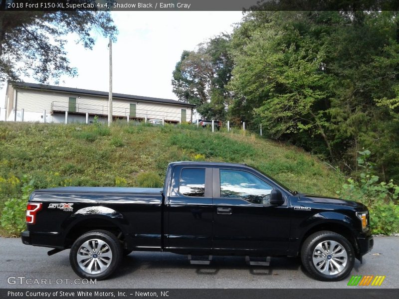 Shadow Black / Earth Gray 2018 Ford F150 XL SuperCab 4x4