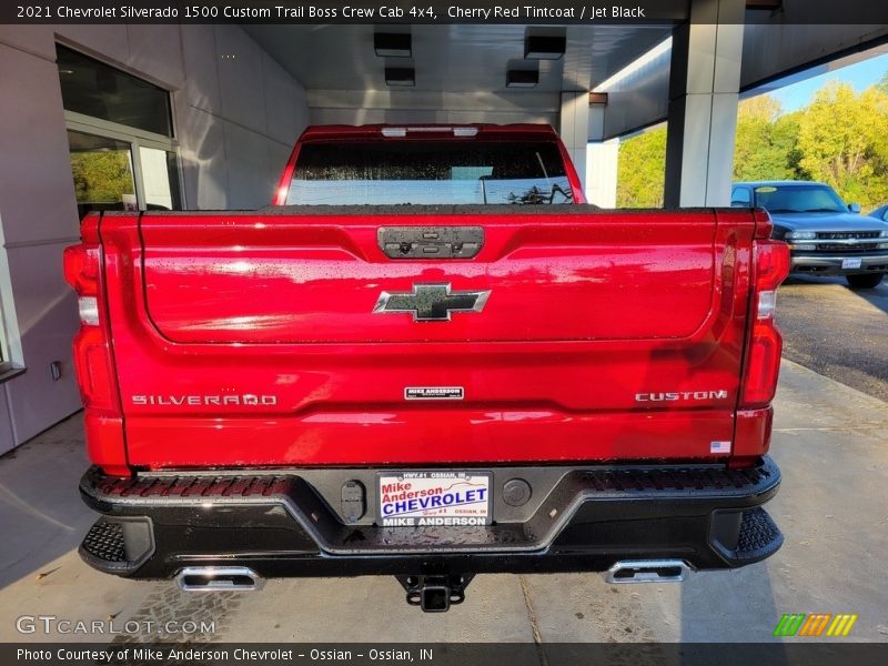 Cherry Red Tintcoat / Jet Black 2021 Chevrolet Silverado 1500 Custom Trail Boss Crew Cab 4x4