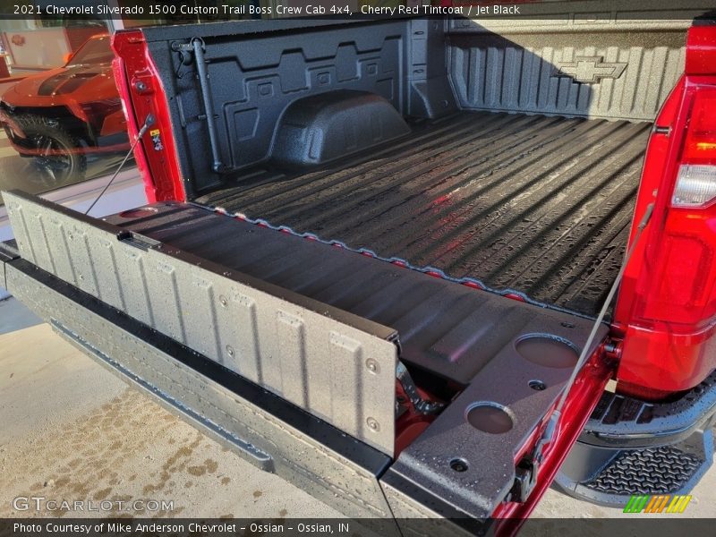 Cherry Red Tintcoat / Jet Black 2021 Chevrolet Silverado 1500 Custom Trail Boss Crew Cab 4x4