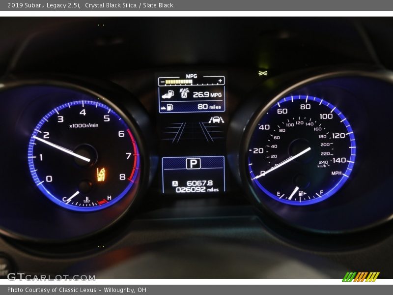 Crystal Black Silica / Slate Black 2019 Subaru Legacy 2.5i