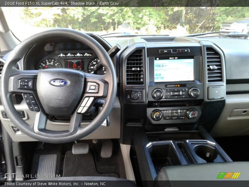 Shadow Black / Earth Gray 2018 Ford F150 XL SuperCab 4x4