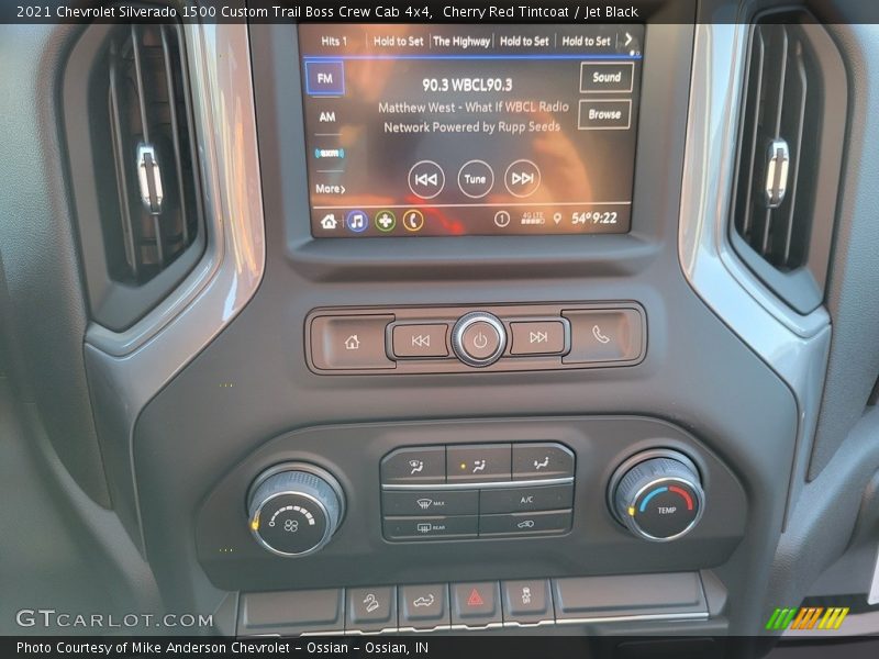 Cherry Red Tintcoat / Jet Black 2021 Chevrolet Silverado 1500 Custom Trail Boss Crew Cab 4x4