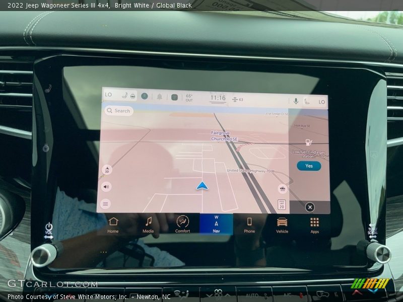 Navigation of 2022 Wagoneer Series III 4x4