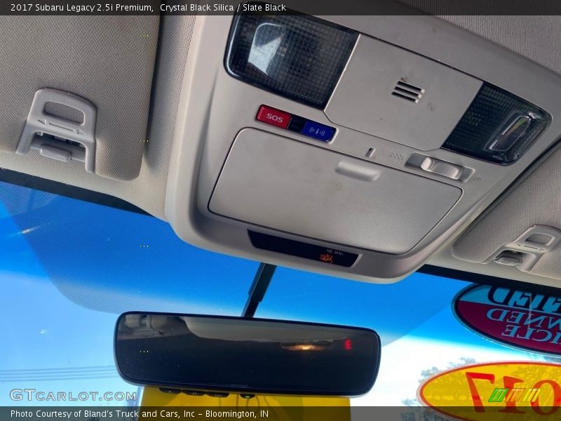 Crystal Black Silica / Slate Black 2017 Subaru Legacy 2.5i Premium