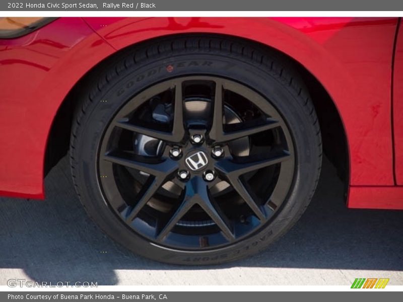 Rallye Red / Black 2022 Honda Civic Sport Sedan