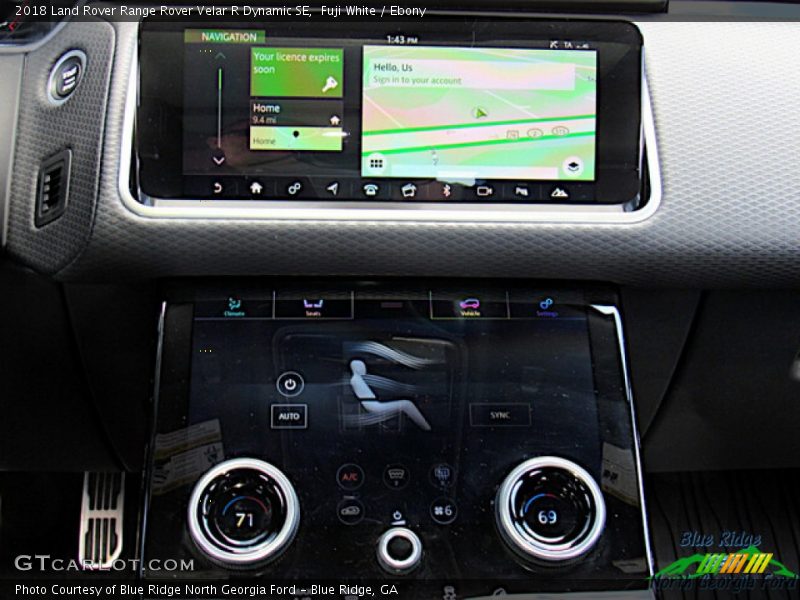 Fuji White / Ebony 2018 Land Rover Range Rover Velar R Dynamic SE