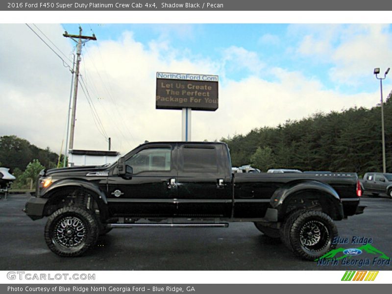 Shadow Black / Pecan 2016 Ford F450 Super Duty Platinum Crew Cab 4x4