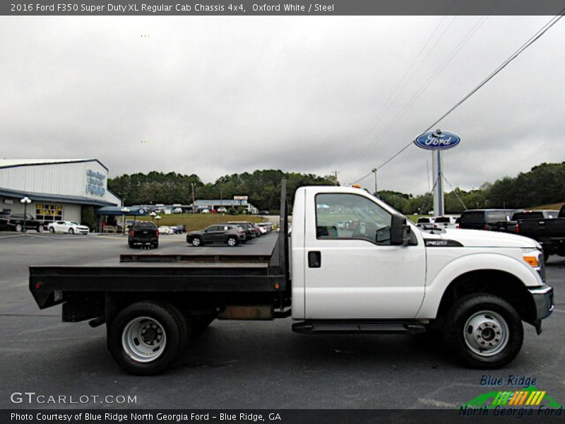 Oxford White / Steel 2016 Ford F350 Super Duty XL Regular Cab Chassis 4x4