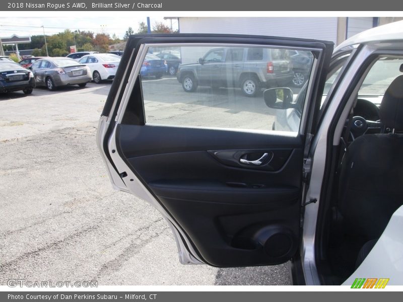 Brilliant Silver / Charcoal 2018 Nissan Rogue S AWD