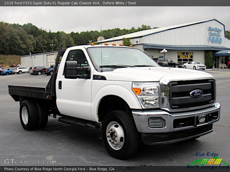 Oxford White / Steel 2016 Ford F350 Super Duty XL Regular Cab Chassis 4x4