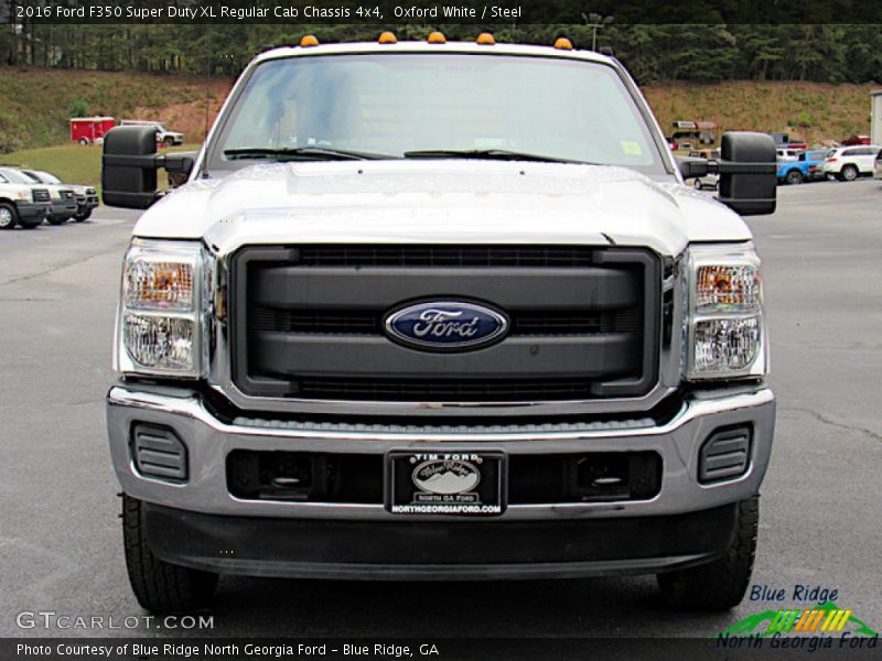 Oxford White / Steel 2016 Ford F350 Super Duty XL Regular Cab Chassis 4x4