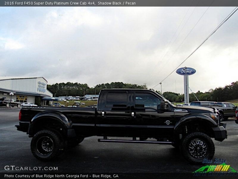 Shadow Black / Pecan 2016 Ford F450 Super Duty Platinum Crew Cab 4x4