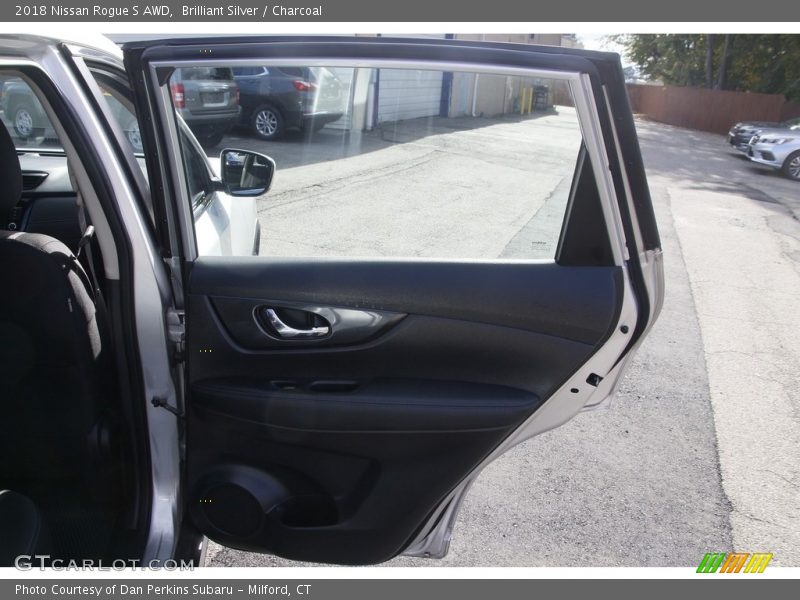 Brilliant Silver / Charcoal 2018 Nissan Rogue S AWD