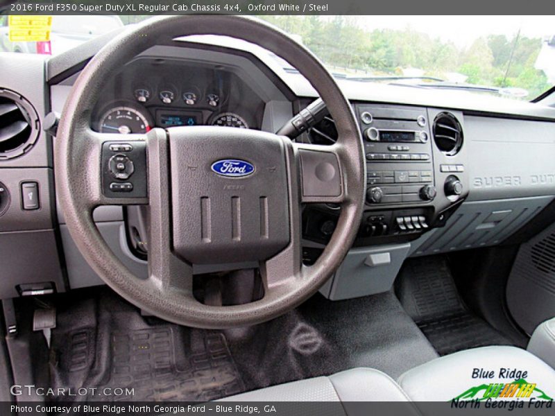 Oxford White / Steel 2016 Ford F350 Super Duty XL Regular Cab Chassis 4x4