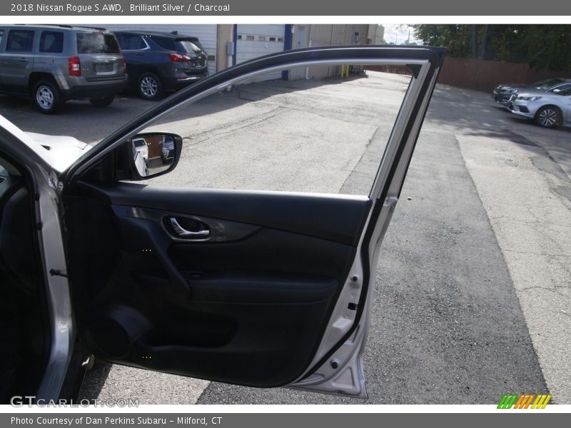 Brilliant Silver / Charcoal 2018 Nissan Rogue S AWD