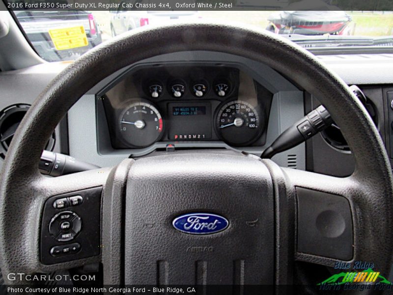 Oxford White / Steel 2016 Ford F350 Super Duty XL Regular Cab Chassis 4x4