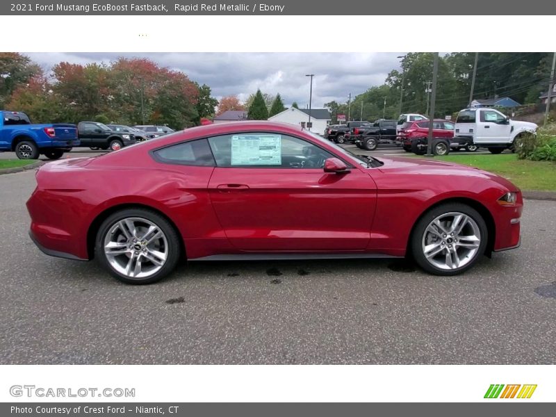  2021 Mustang EcoBoost Fastback Rapid Red Metallic