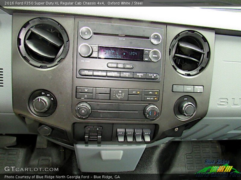 Oxford White / Steel 2016 Ford F350 Super Duty XL Regular Cab Chassis 4x4