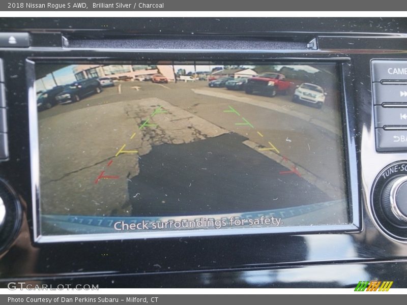 Brilliant Silver / Charcoal 2018 Nissan Rogue S AWD