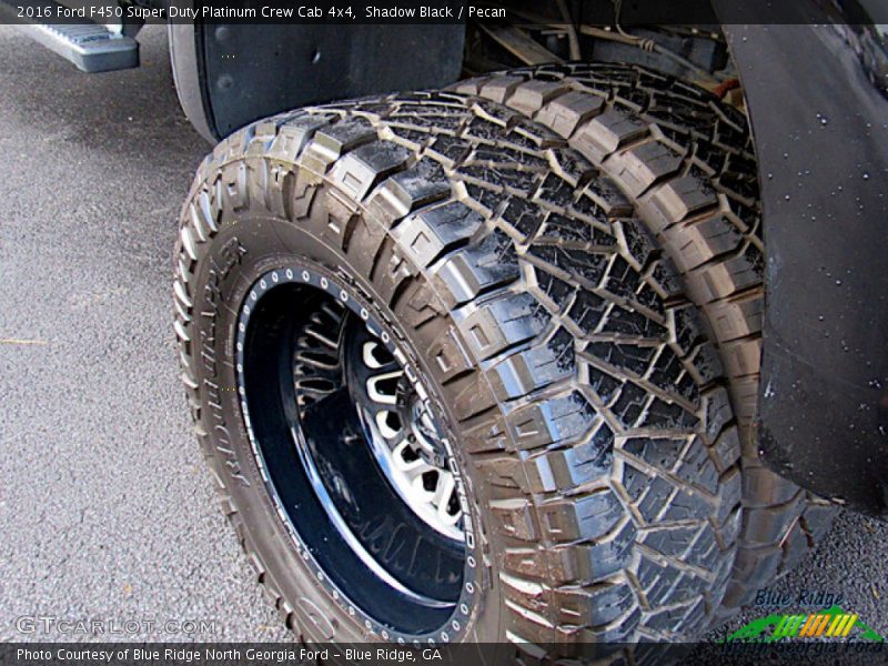 Shadow Black / Pecan 2016 Ford F450 Super Duty Platinum Crew Cab 4x4