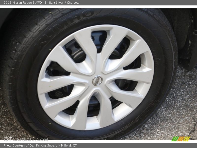 Brilliant Silver / Charcoal 2018 Nissan Rogue S AWD