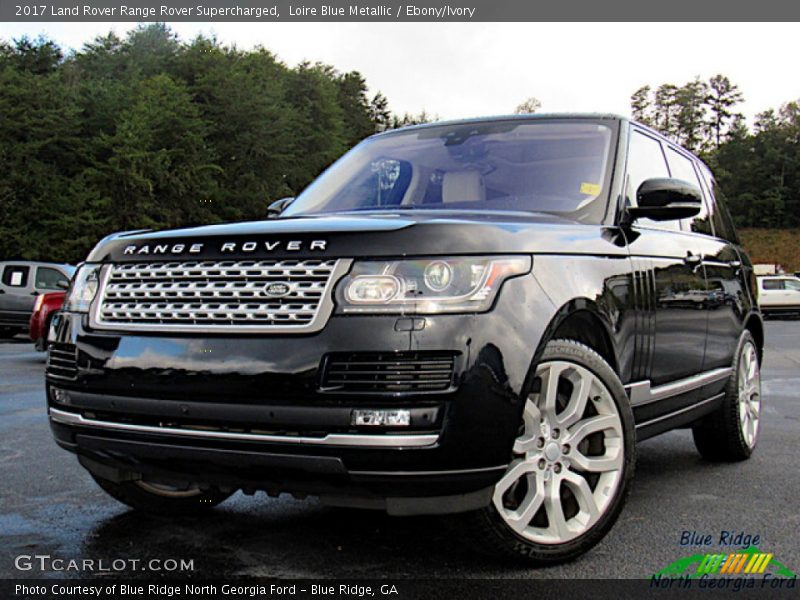 Loire Blue Metallic / Ebony/Ivory 2017 Land Rover Range Rover Supercharged