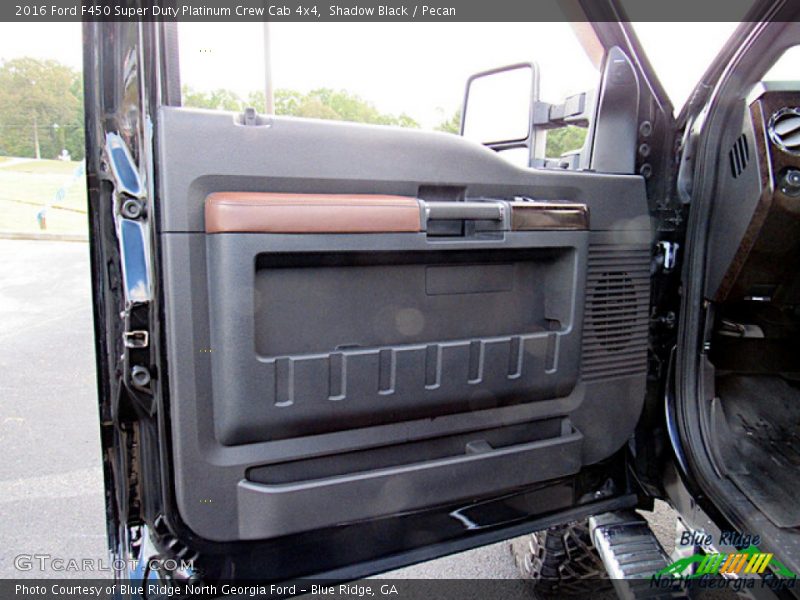 Shadow Black / Pecan 2016 Ford F450 Super Duty Platinum Crew Cab 4x4