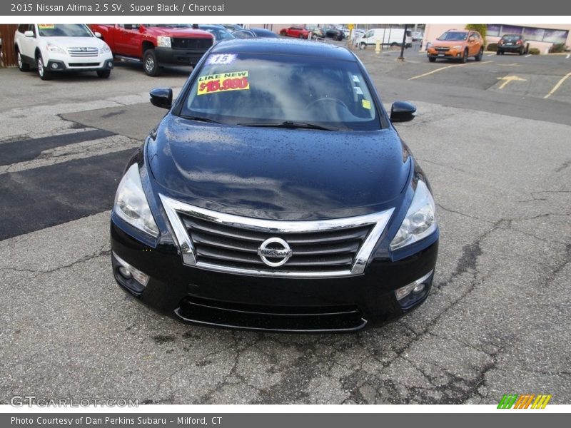 Super Black / Charcoal 2015 Nissan Altima 2.5 SV