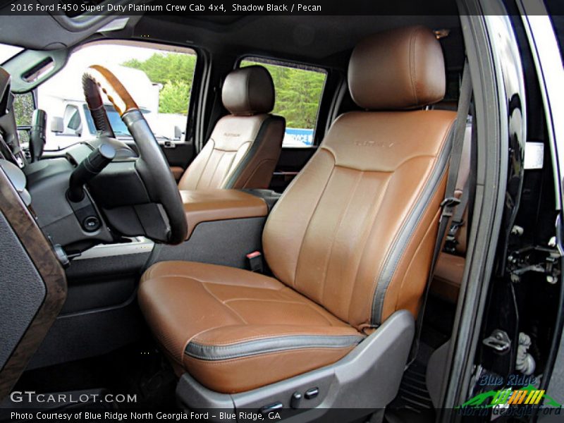 Front Seat of 2016 F450 Super Duty Platinum Crew Cab 4x4