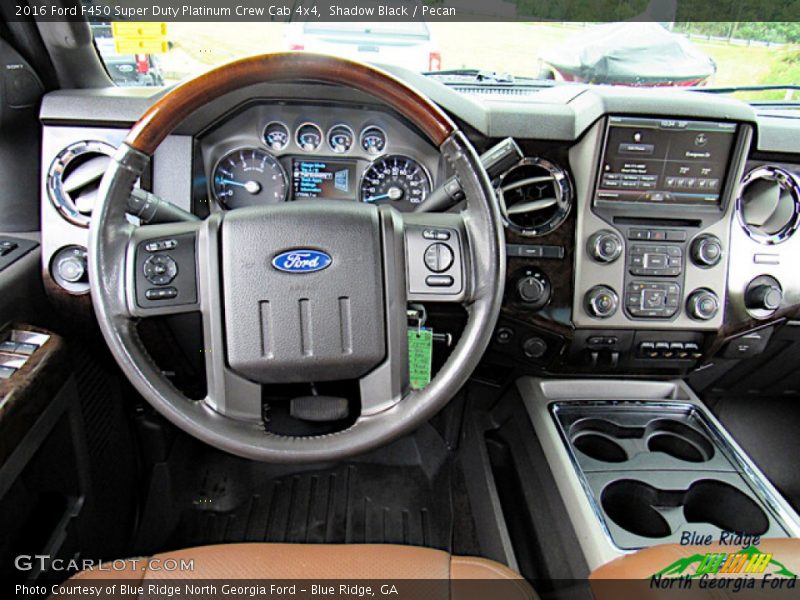 Dashboard of 2016 F450 Super Duty Platinum Crew Cab 4x4