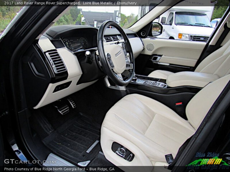 Loire Blue Metallic / Ebony/Ivory 2017 Land Rover Range Rover Supercharged