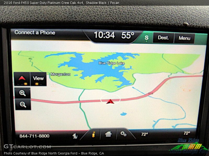 Shadow Black / Pecan 2016 Ford F450 Super Duty Platinum Crew Cab 4x4