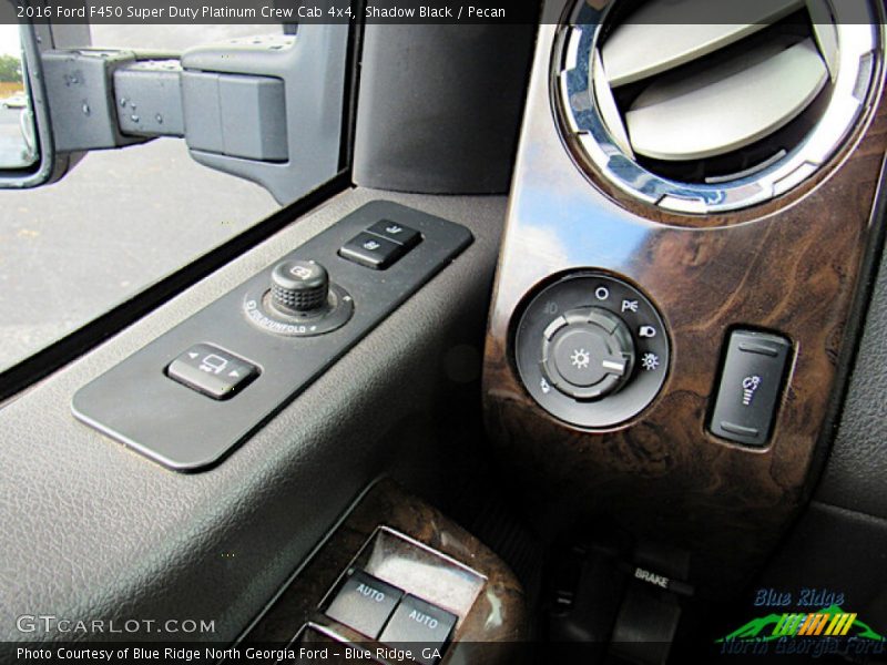 Shadow Black / Pecan 2016 Ford F450 Super Duty Platinum Crew Cab 4x4
