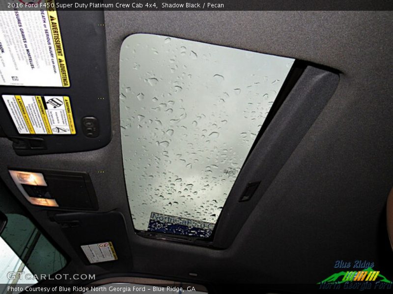 Shadow Black / Pecan 2016 Ford F450 Super Duty Platinum Crew Cab 4x4