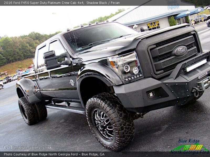 Shadow Black / Pecan 2016 Ford F450 Super Duty Platinum Crew Cab 4x4